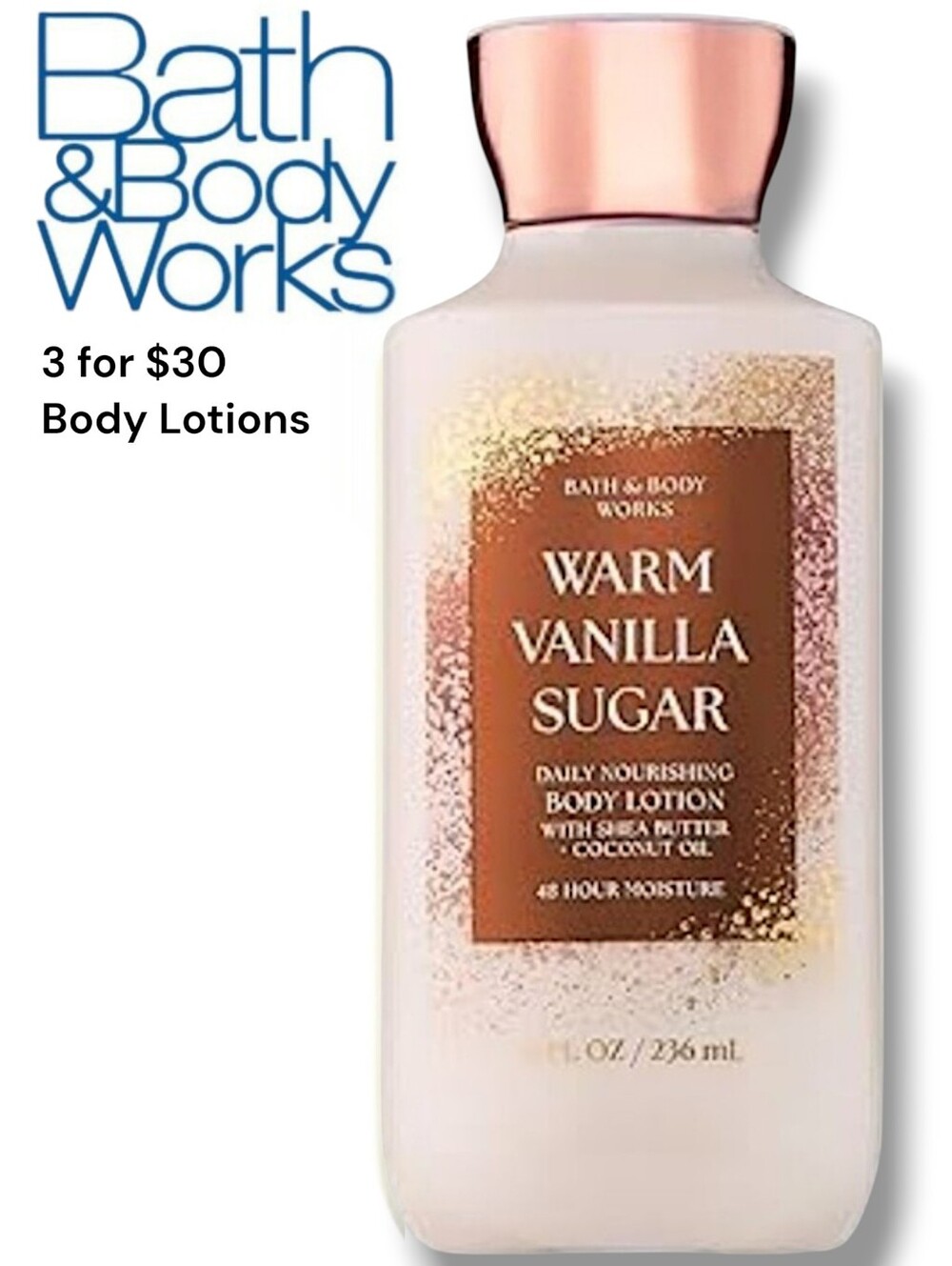 Bath & Body Works Warm Vanilla Sugar Body Lotion